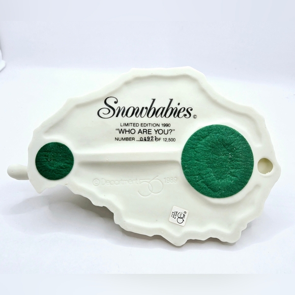 Vtg Department 56 Snowbabies WHO ARE YOU? 7" Walrus Penguin 1989‎ Dept 56 #04921 - Picture 7 of 15